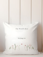 Personalised 100% Cotton Cushion by Koko Blossom - Image 3 of 3