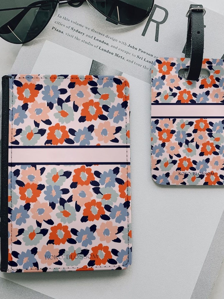 Personalised Floral Travel Set by Koko Blossom - Image 2 of 2