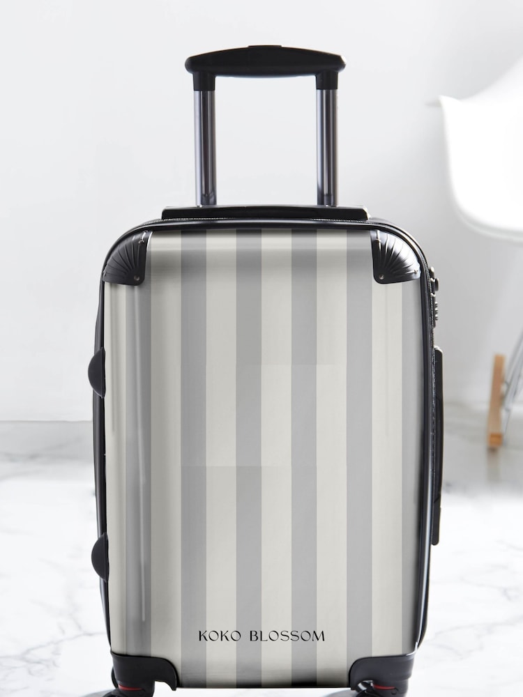 Personalised Amalfi Stripe Suitcase by Koko Blossom - Image 2 of 2