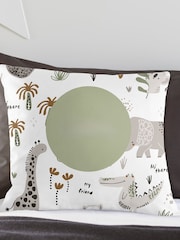 100% Linen Personalised Kids Safari Cushion by Koko Blossom - Image 3 of 3