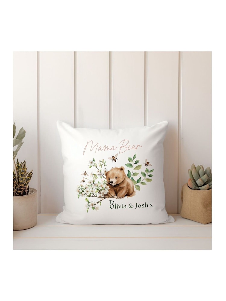 Personalised 100% Cotton Cushion by Koko Blossom - Image 1 of 2