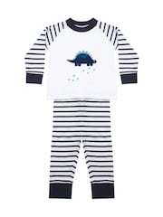 Personalised 100% Cotton Dinosaur Print Pyjamas by Koko Blossom - Image 2 of 2
