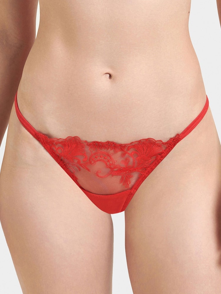 Bluebella Marseille Embroidered Mesh Knickers - Image 3 of 5