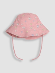 JoJo Maman Bébé Pink Floppy Sun Hat - Image 1 of 3