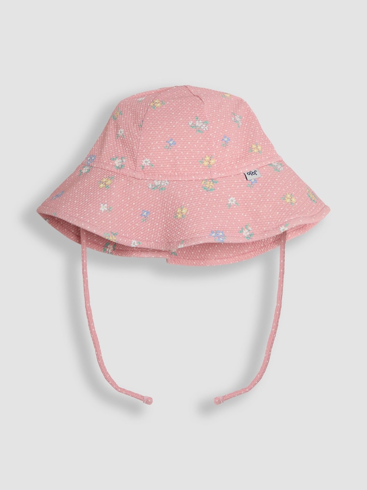 JoJo Maman Bébé Pink Floppy Sun Hat - Image 1 of 3