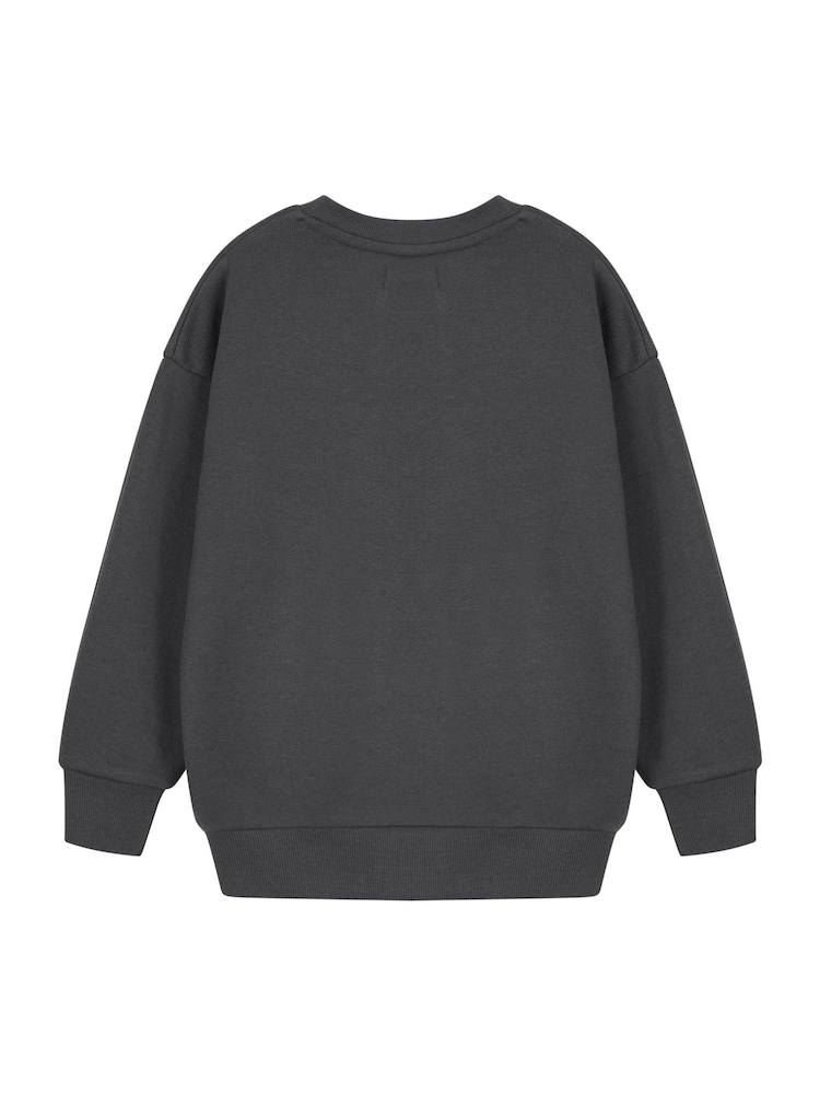 Vanilla Underground Grey Girls Pusheen 100% Cotton Licensed Sweatshirt - Image 2 of 6