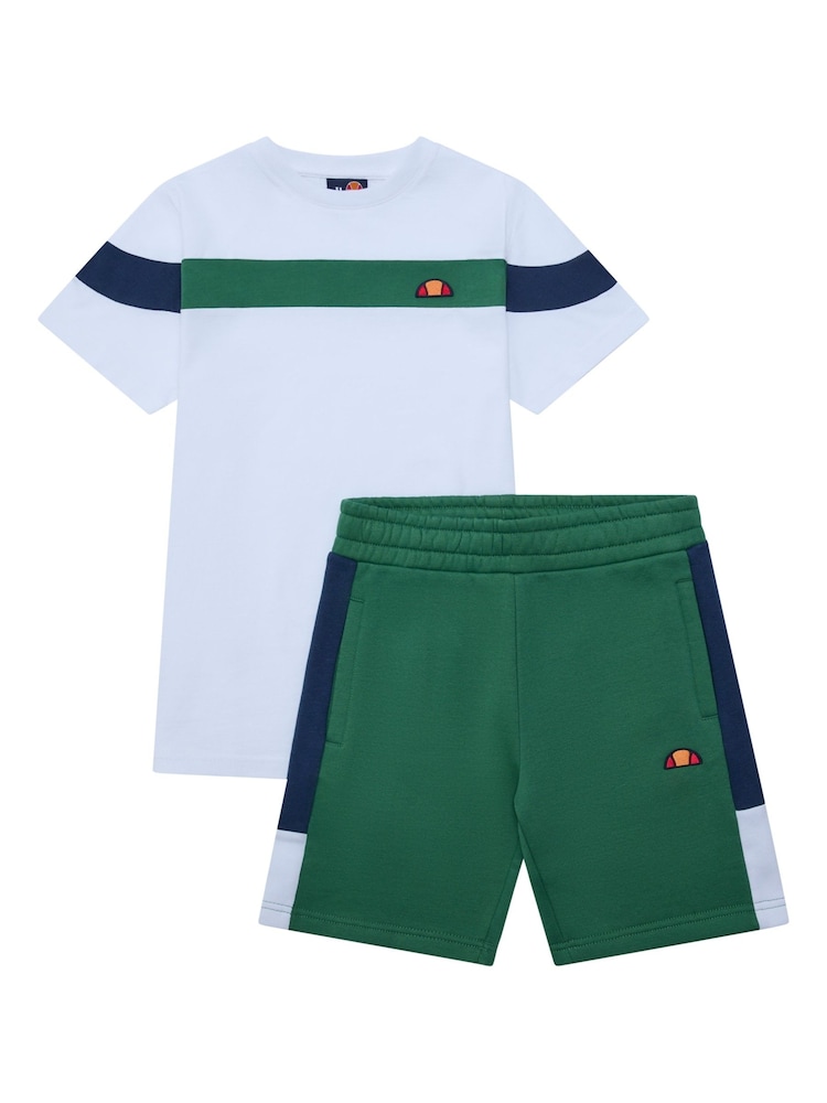 Ellesse Boys Lone 100% Cotton T-Shirt and Shorts Set - Image 2 of 5
