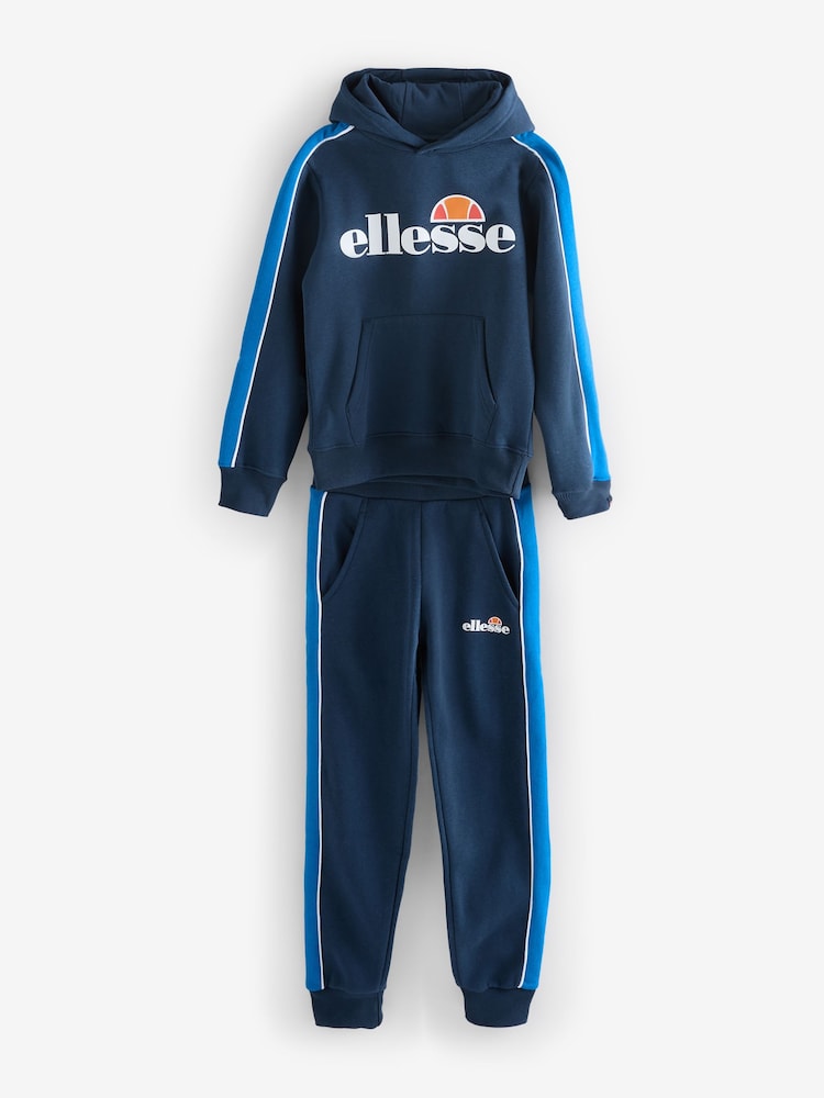 Ellesse Boys Navy Loha Hoodie and Jggers Set - Image 1 of 4