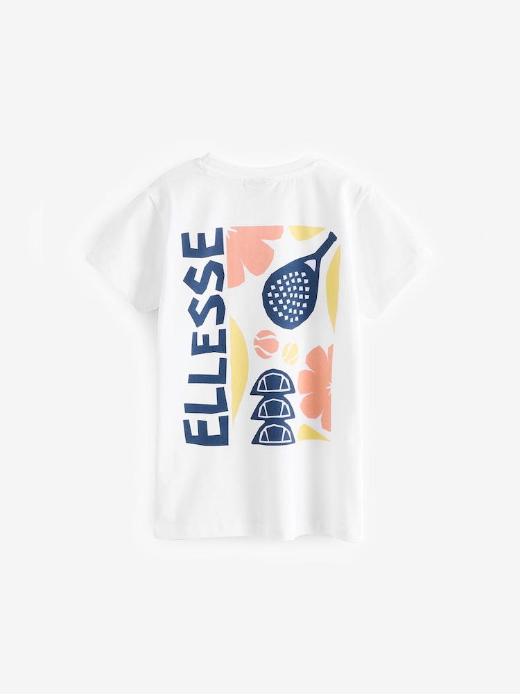 Ellesse Boys Riana 100% Cotton T-Shirt - Image 2 of 2