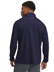 Under Armour Blue Golf MatchPlay Quarter Zip Sweatshirt - Image 2 of 2