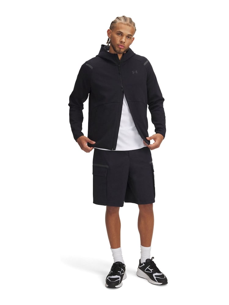 Under Armour Black Unstoppable Utility Shorts - Image 1 of 4
