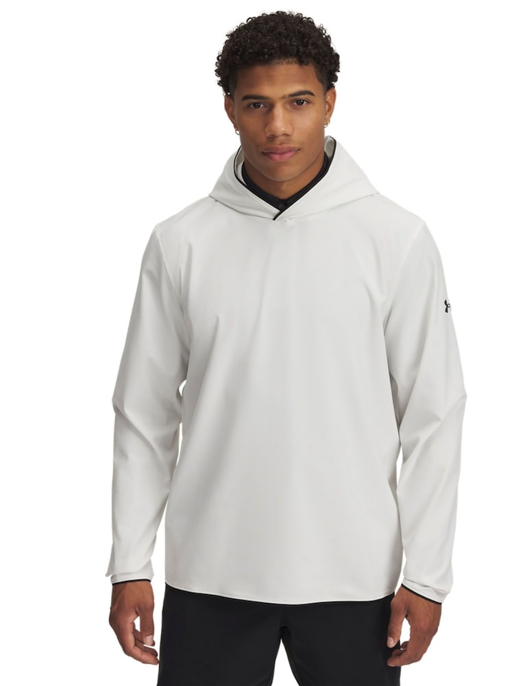Under Armour Grey Drive Lightweight HD Hoodie - Image 1 of 2
