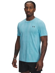 Under Armour Blue Vanish Seamless Novelty T-Shirt - Image 1 of 4