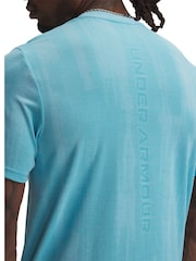 Under Armour Blue Vanish Seamless Novelty T-Shirt - Image 3 of 4