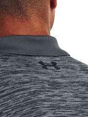 Under Armour Grey Golf Performance 3.0 Polo Shirt - Image 4 of 4