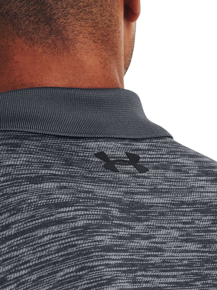 Under Armour Grey Golf Performance 3.0 Polo Shirt - Image 4 of 4