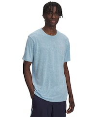 Blau - Under Armour Launch Camo Short Sleeve T-Shirt - Bild 1 von 3