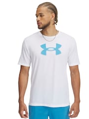 Under Armour White Reflective Big Logo T-Shirt - Image 1 of 2