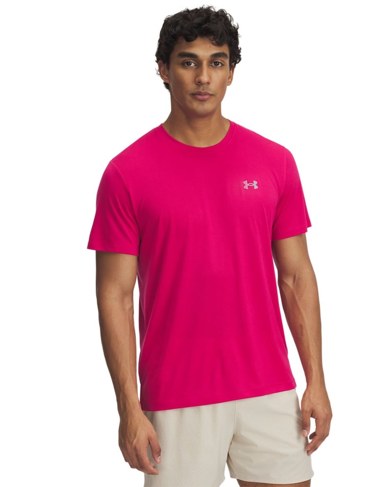 Under Armour Pink Trail Run T-Shirt - Image 1 of 3