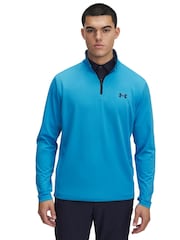 Under Armour Blue Match Play 1/4 Zip Sweatshirt - Image 1 of 2