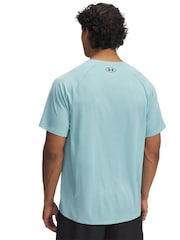 Under Armour Blue Tech Textured T-Shirt - Image 2 of 2