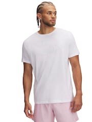 Weiß - Under Armour Foundation Kurzärmeliges T-Shirt - Bild 1 von 2