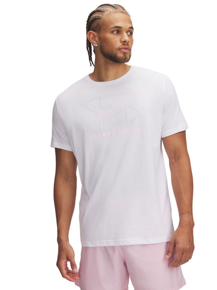 Weiß - Under Armour Foundation Kurzärmeliges T-Shirt - Bild 1 von 2