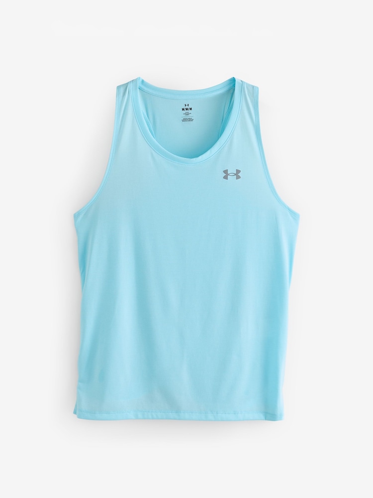 Under Armour Blue Launch Singlet Vest - Image 7 of 7