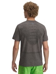 Under Armour Grey Seamless Stride T-Shirt - Image 2 of 3