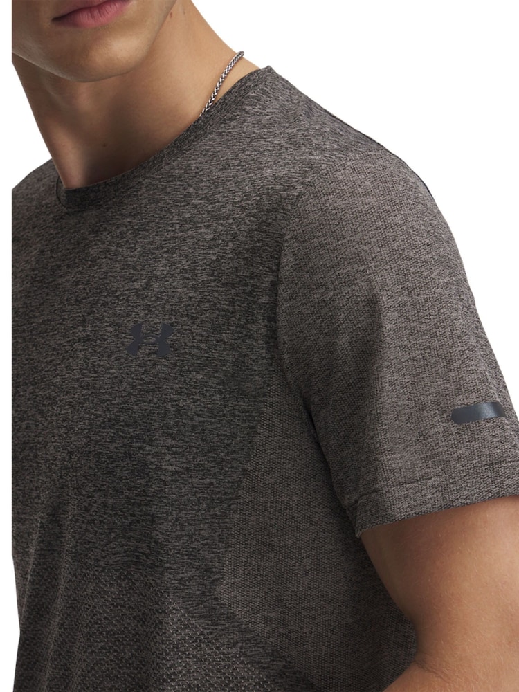Under Armour Grey Seamless Stride T-Shirt - Image 3 of 3