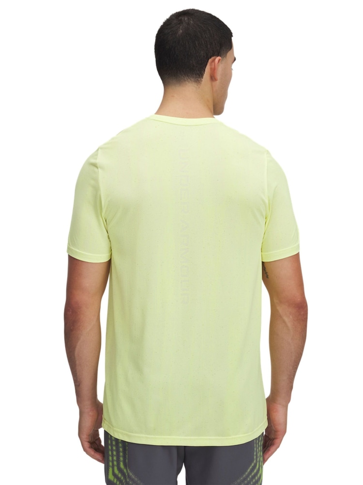 Under Armour Yellow Vanish Seamless Novelty T-Shirt - Image 2 of 3