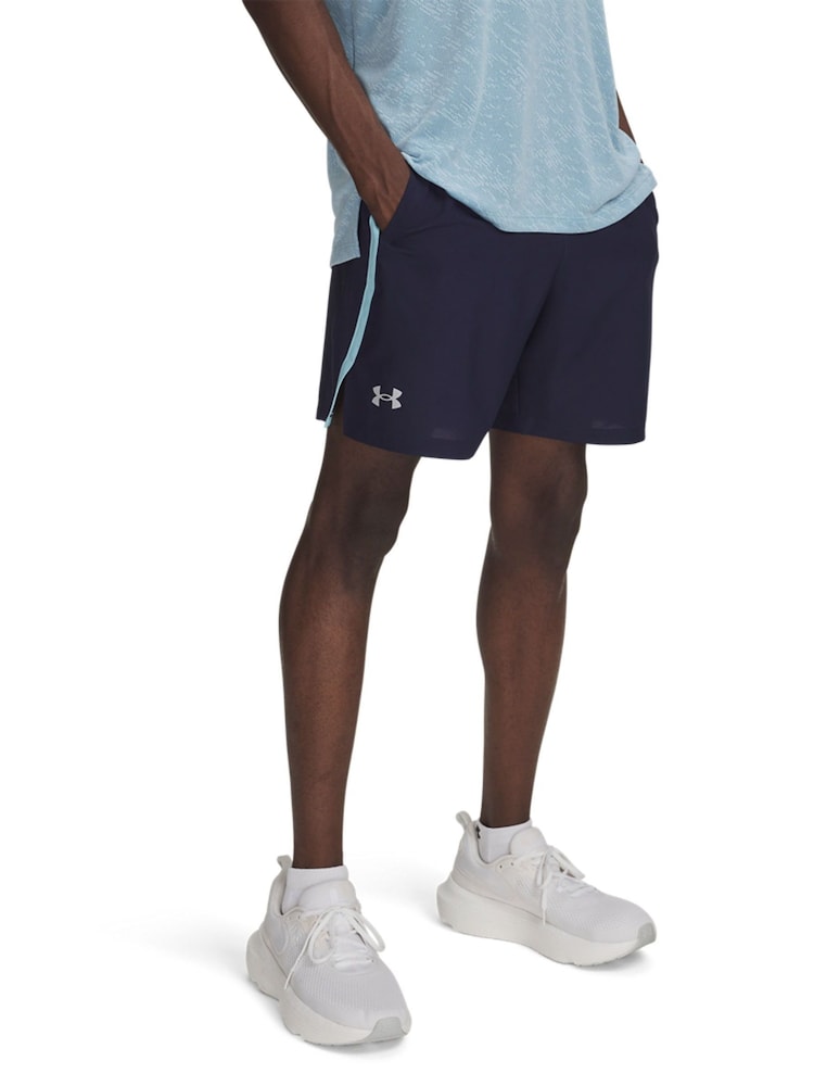 Under Armour Blue Launch 7'' Shorts - Image 1 of 3 Under Armour Blue Launch 7'' Shorts - Image 1 of 3