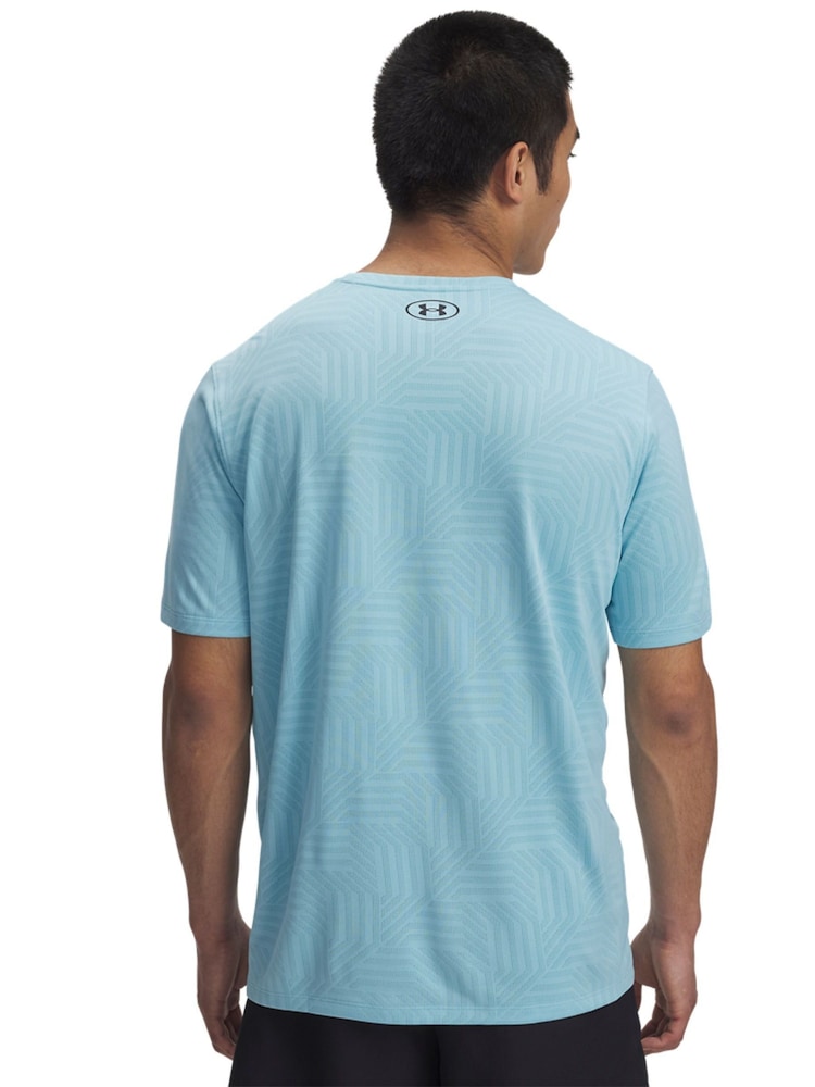 Under Armour Blue UA Tech Vent Geotessa Short Sleeve T-Shirt - Image 2 of 3