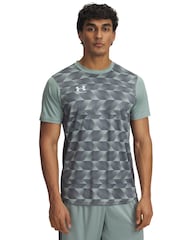 Under Armour Green M's Ch. Train Short Sleeve Print T-Shirt - Image 1 of 2