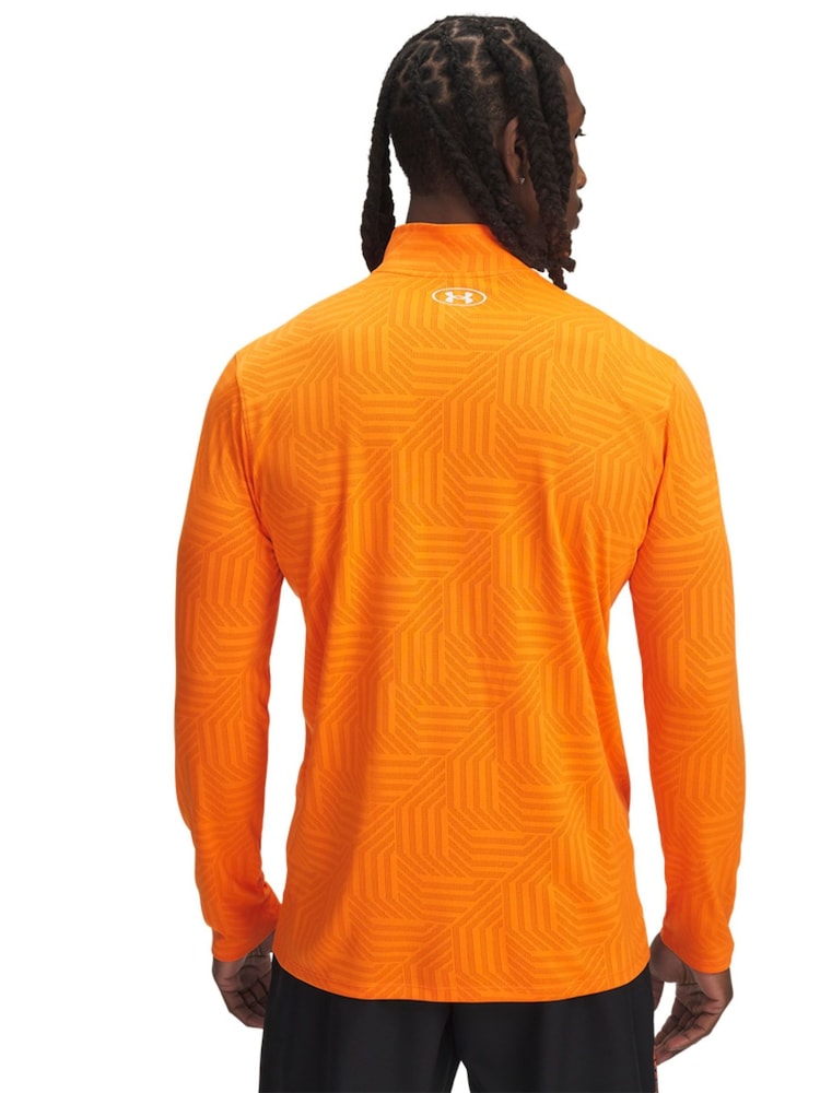 Under Armour Orange Tech Vent GTessa 1/2 Zip Sweatshirt - Image 2 of 4