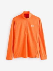 Under Armour Orange Tech Vent GTessa 1/2 Zip Sweatshirt - Image 4 of 4
