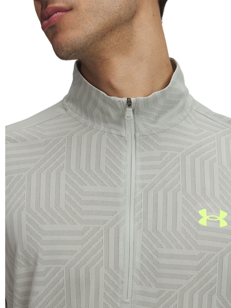 Under Armour Grey Tech Vent GTessa 1/2 Zip Sweatshirt - Image 3 of 3 Under Armour Grey Tech Vent GTessa 1/2 Zip Sweatshirt - Image 3 of 3