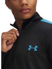 שחור עמוק - Under Armour Rival Knit Hooded Tracksuit - תמונה 3 מתוך 3