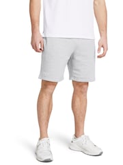 Under Armour Grey Rival Fleece Shorts - Image 1 of 6