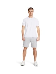 Under Armour Grey Rival Fleece Shorts - Image 4 of 6
