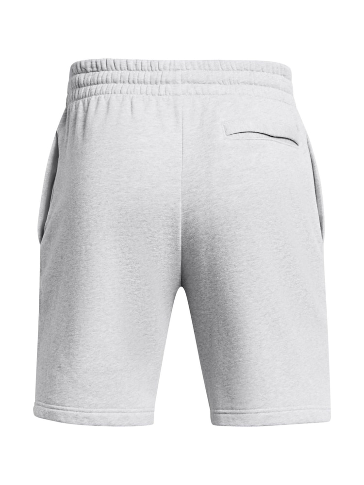 Under Armour Grey Rival Fleece Shorts - Image 6 of 6