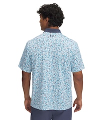 Under Armour Pearl White Matchplay Printed Polo Shirt - Image 2 of 2