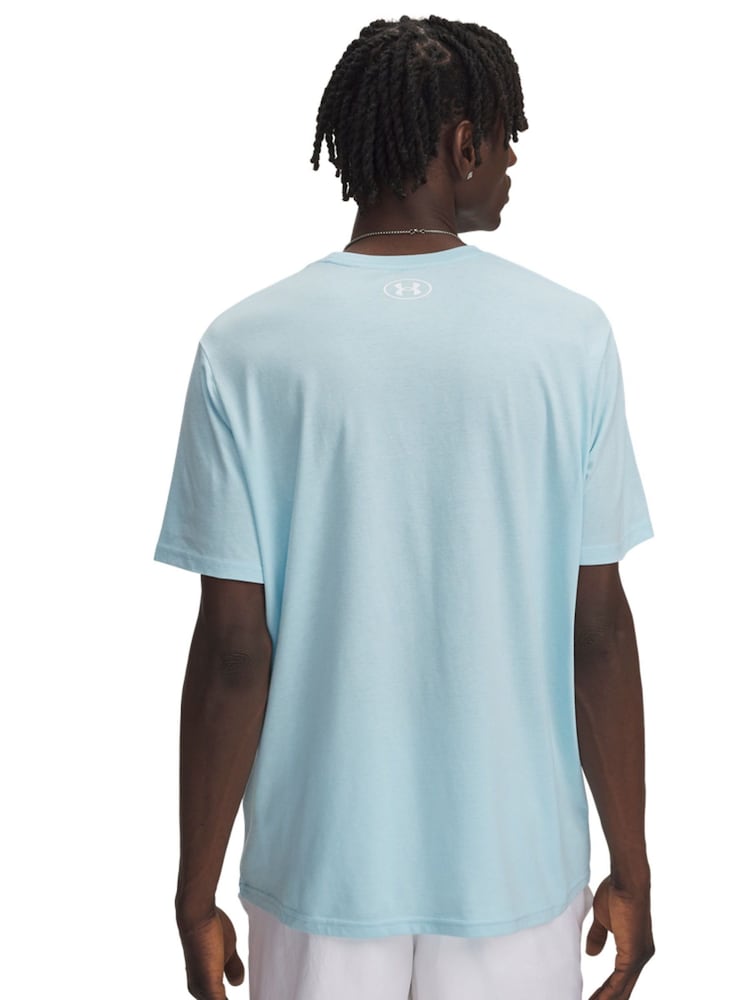Azul cobalto - Camiseta deportiva con logo en la parte izquierda del pecho de Under Armour - Imagen 2 de 2 Azul cobalto - Camiseta deportiva con logo en la parte izquierda del pecho de Under Armour - Imagen 2 de 2