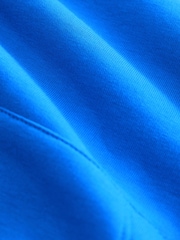 Cobalt Blue Graphic Print Hoodie - Image 9 of 9
