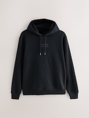 Black Brooklyn Graphic Print Hoodie - Image 1 of 1