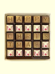 Choc on Choc Happy Christmas Chocolate Box - Image 1 of 2