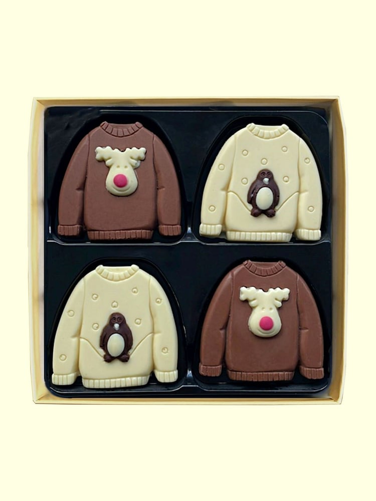 Choc on Choc Milk and White Christmas Jumper - Image 1 of 2