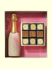 Choc on Choc Mum & Prosecco Handmade Chocolate Gift - Image 1 of 2