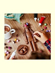 Choc on Choc Decorate Your Own Chocolate Nutcracker - Image 2 of 2