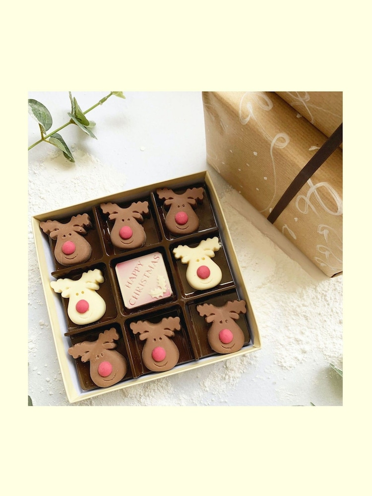 Choc on Choc Milk Reindeer Chocolate Box - Image 2 of 2
